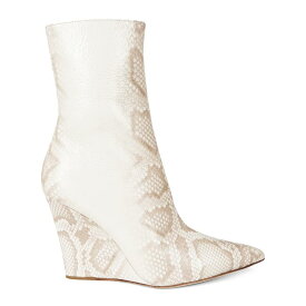 【送料無料】 パリ テキサス レディース ブーツ・レインブーツ シューズ Printed Python Degrade Wanda Ankle Boots Seashell