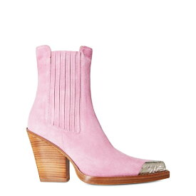 【送料無料】 パリ テキサス レディース ブーツ・レインブーツ シューズ Dallas Boot Pink Suede