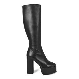【送料無料】 パリ テキサス レディース ブーツ・レインブーツ シューズ Carmen Leather Knee-High Boots Nappa Blk