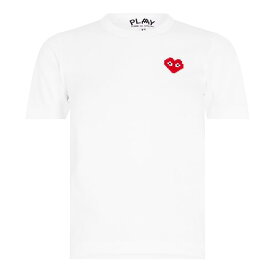【送料無料】 コム・デ・ギャルソン レディース Tシャツ トップス Pixel Heart T-Shirt White 3