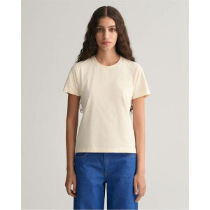�K���g ���f�B�[�X �g�b�v�X T�V���c Gant REG TONAL SHIELD SS T-SHIRT EVENING 116 Linen