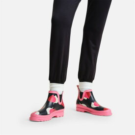 【送料無料】 レガッタ レディース スニーカー シューズ Orla Kiely Fleece Lined Ankle Wellington Shadow Elm Pink