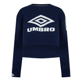 【送料無料】 アンブロ レディース パーカー・スウェット アウター Crop Crew Swt Ld99 Navy