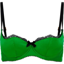 【送料無料】 エージェントプロヴォケイター レディース ブラジャー アンダーウェア SLOANE Balconette Underwired Bra Green/Black