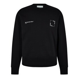 【送料無料】 エムケーアイ メンズ パーカー・スウェット アウター Square Crew Sweatshirt Black