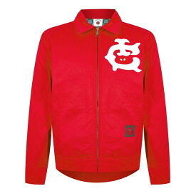 【送料無料】 アイスクリーム メンズ ジャケット・ブルゾン アウター IC Work Jacket Sn32 Red