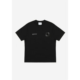 【送料無料】 エムケーアイ メンズ Tシャツ トップス MKI Square Tee Sn34 Black