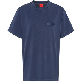 【送料無料】 ヒューゴボス レディース Tシャツ トップス Hugo Tee02 Tee Ld24 Blue 784