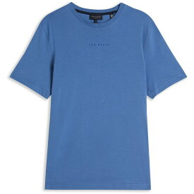 【送料無料】 テッドベーカー メンズ シャツ トップス Ted WilkinSs T-Shirt Sn99 Dk-Blue