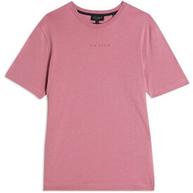 【送料無料】 テッドベーカー メンズ シャツ トップス Ted WilkinSs T-Shirt Sn99 Mid-Pink