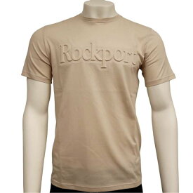 【送料無料】 ロックポート メンズ Tシャツ トップス Emb Tee Sn96 Beige