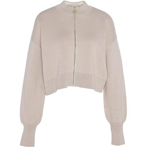 ouA[ fB[X AE^[ WPbgEu] jbg WPbg Barbour International Kinghorn Knitted Bomber Jacket Oat