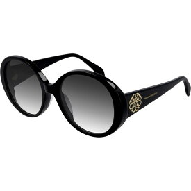 【送料無料】 アレキサンダー・マックイーン レディース サングラス・アイウェア アクセサリー Alexander Mcqueen Sunglasses Am0285s BLACK