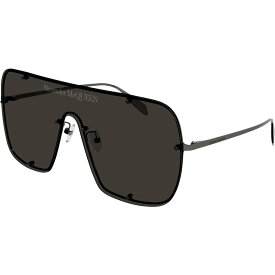 【送料無料】 アレキサンダー・マックイーン メンズ サングラス・アイウェア アクセサリー Alexander Mcqueen Sunglasses Am0362s RUTHENIUM