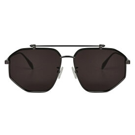 【送料無料】 アレキサンダー・マックイーン メンズ サングラス・アイウェア アクセサリー Alexander Mcqueen Sunglasses Am0337s RUTHENIUM