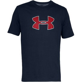 【送料無料】 アンダーアーマー メンズ Tシャツ トップス Big Logo T Shirt Mens Navy