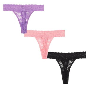 XgDfBI |[j fB[X A_[EFA pc [X Studio 3 Pack Lace Thong Multi }`J[