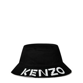 【送料無料】 ケンゾー レディース 帽子 アクセサリー KNZO Lgo Bucket Hat Ld42 Black 99