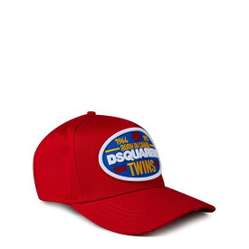 【送料無料】 ディースクエアード メンズ 帽子 アクセサリー DSQ Logo Cap Sn42 Red/Blue