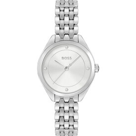 【送料無料】 ボス レディース 腕時計 アクセサリー BOSS Mae Silver Link Bracelet Watch Silver