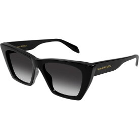 【送料無料】 アレキサンダー・マックイーン レディース サングラス・アイウェア アクセサリー Alexander Mcqueen Sunglasses Am0299s BLACK