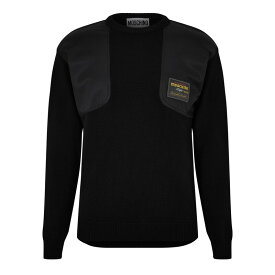 【送料無料】 モスキーノ メンズ ニット・セーター アウター Moschino Patch Jump Sn34 Black