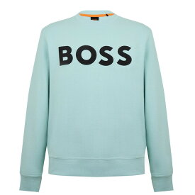 【送料無料】 ボス メンズ ニット・セーター アウター Webasic Crew Sweater Turquoise
