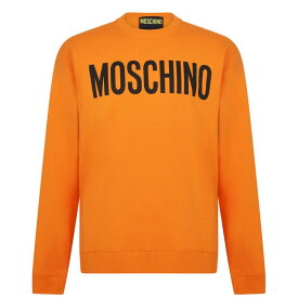 【送料無料】 モスキーノ メンズ パーカー・スウェット アウター Logo Sweatshirt Org A1041