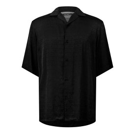 【送料無料】 モスキーノ メンズ シャツ トップス Moschino AO SS Shirt Sn05 Black