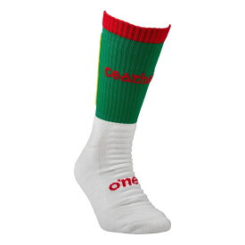 【送料無料】 オニール メンズ 靴下 アンダーウェア Carlow Home Socks Senior Red/Green/Amber