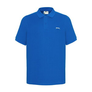 �X���Z���W���[ �����Y �g�b�v�X T�V���c �|���V���c Slazenger Plain Polo Shirt Mens Royal Blue �u���[