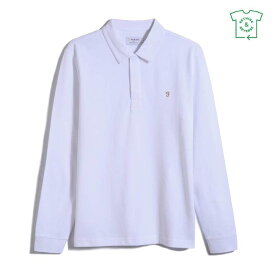 【送料無料】 ファーラー メンズ Tシャツ トップス Haslam Polo Shirt White