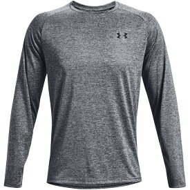 【送料無料】 アンダーアーマー メンズ Tシャツ トップス Tech 2.0 Long Sleeve T Shirt Mens Pitch Grey