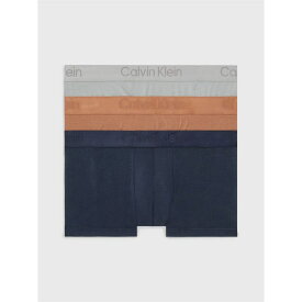 【送料無料】 カルバンクライン メンズ ボクサーパンツ アンダーウェア 3 Pack Low Rise Trunks Brw/Nvy/Gry MGW