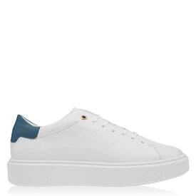 【送料無料】 テッドベーカー レディース スニーカー シューズ Lornea Trainers White/Blue