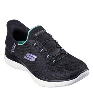 XPb`[Y fB[X V[Y Xj[J[ Skechers Slip-Ins: Summits - Diamond Dream Black/Turquoise ubN