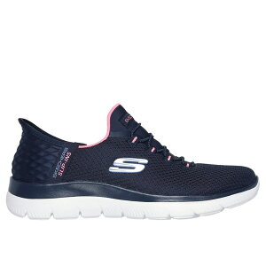XPb`[Y fB[X V[Y Xj[J[ Skechers Slip-Ins: Summits - Diamond Dream Navy/Pink lCr[