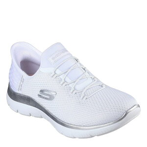XPb`[Y fB[X V[Y Xj[J[ Skechers Slip-Ins: Summits - Diamond Dream White/Silver zCg