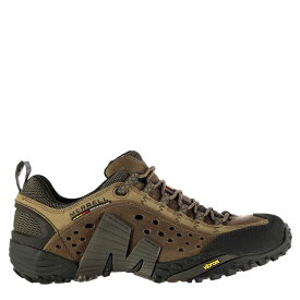 【送料無料】 メレル メンズ スニーカー シューズ Intercept Non Waterproof Walking Shoes Mens Moth Brown