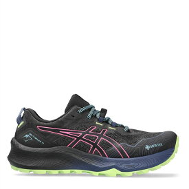 【送料無料】 アシックス レディース スニーカー ランニングシューズ シューズ Trabuco 11 GTX Women's Trail Running Shoes Black/Hot Pink