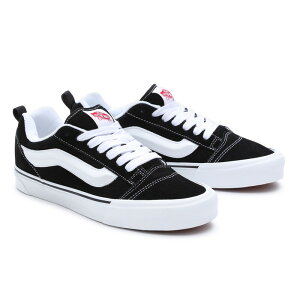 �o���Y �����Y �V���[�Y �X�j�[�J�[ Vans Knu Skool Sn00 Black/White �z���C�g