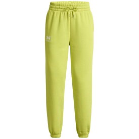 【送料無料】 アンダーアーマー レディース カジュアルパンツ ボトムス Essential Jogging Pants Womens Yellow
