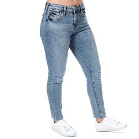 【送料無料】 トゥルーレリジョン レディース デニムパンツ ジーンズ ボトムス Collette Slim Straight Leg Jeans Denim