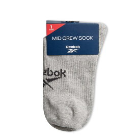 【送料無料】 リーボック レディース 靴下 アンダーウェア Mid Crew Sock 99 Medium Grey