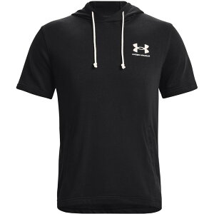 A_[A[}[ Y AE^[ p[J[EXEFbg t[h Black Under Armour Rival SS Hoodie Men's