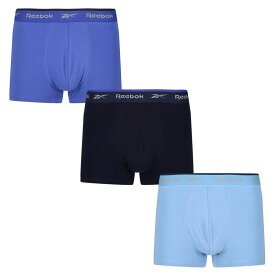 【送料無料】 リーボック メンズ ボクサーパンツ アンダーウェア Karson 3 Pack Trunks Mens Blue/Navy