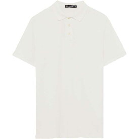 【送料無料】 フレンチコネクション メンズ Tシャツ トップス Popcorn Jersey Polo Shirt Linen White