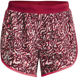 【送料無料】 アンダーアーマー レディース ハーフパンツ・ショーツ ボトムス Fly By Shorts Ladies Burgundy