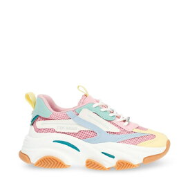 【送料無料】 スティーブ マデン レディース スニーカー シューズ Possession Shoes Pastel Mix