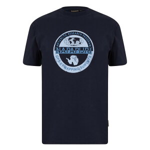 �i�p�s�� �����Y �g�b�v�X T�V���c Napapijri Napa S-Bollo Tee Sn43 Blu Marine
